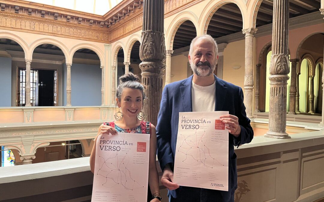 La Diputación de Zaragoza pone en marcha la segunda edición del ciclo de encuentros poéticos “La provincia en verso”, que llegará a 15 municipios de la provincia