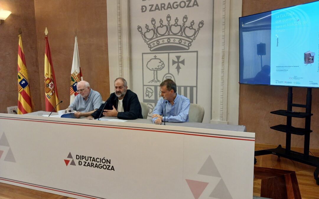 La Diputación de Zaragoza y Rolde de Estudios Aragoneses presentan el simposio “La cultura que queremos para el Aragón del futuro”
