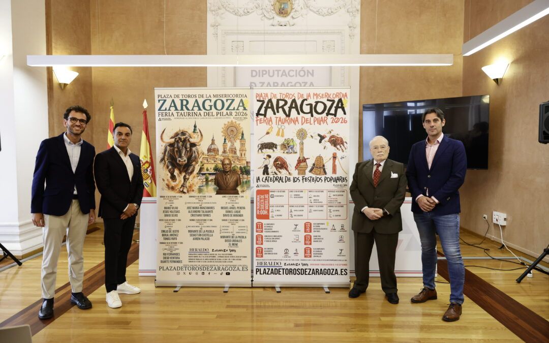 La Diputación de Zaragoza y la empresa presentan los carteles taurinos para El Pilar: “Es la mejor feria de los últimos años”