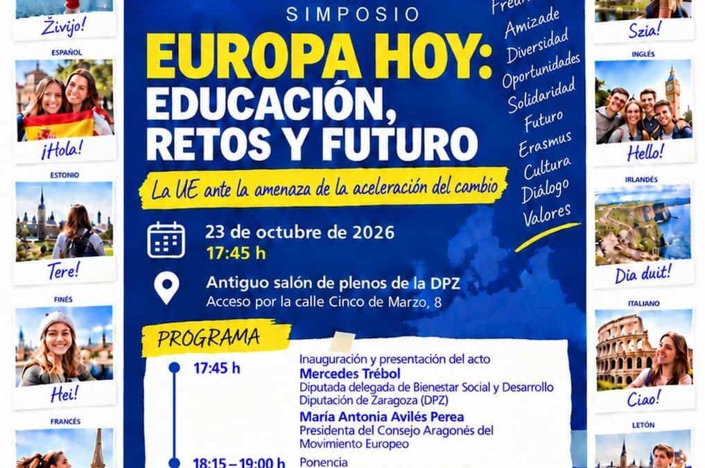 La Diputación de Zaragoza reúne a expertos y eurodiputados para analizar los retos de la UE y su repercusión en Aragón